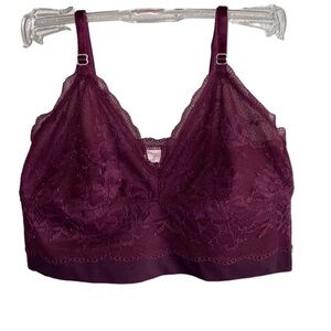 Victoria’s Secret Maroon Bandeau Bra Size XS